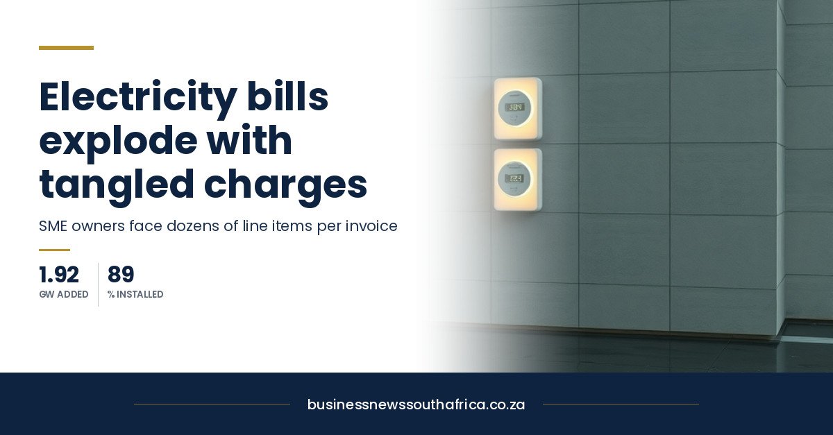 Electricity bills are getting harder to read as South Africa’s power market opens up