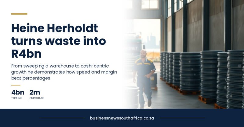 Heine Herholdt’s R4 billion lesson: sell for cash, not percentages, and take the first hit