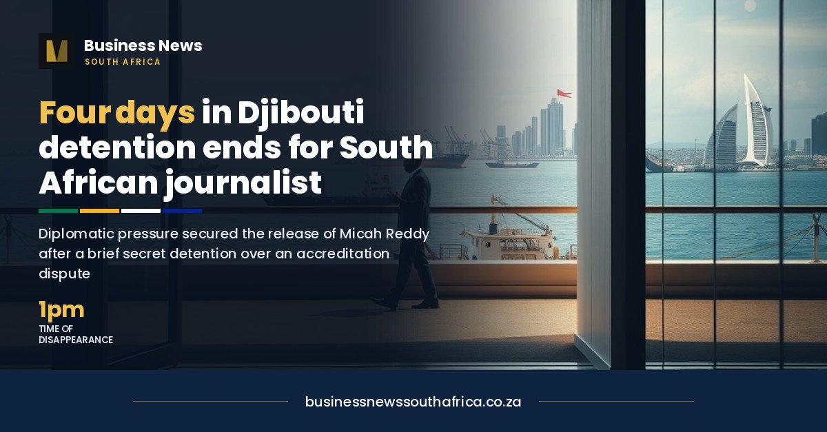 Investigative journalist Micah Reddy released after four days in Djibouti detention