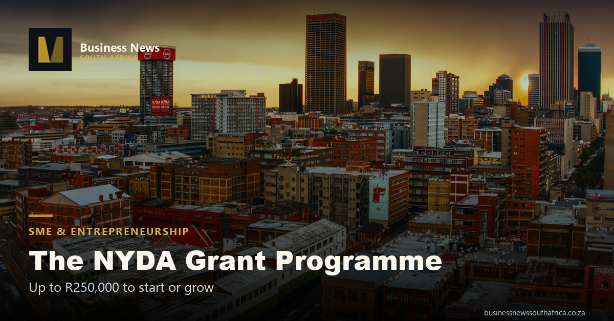 The NYDA Grant Programme: how young South Africans get up to R250,000 to start or grow a business