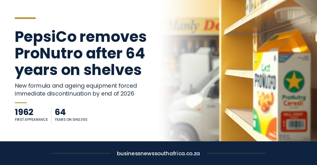 PepsiCo pulls ProNutro cereal from South African shelves after 64 years
