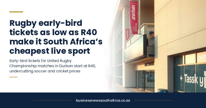Rugby early-bird tickets as low as R40 make it South Africa’s cheapest live sport