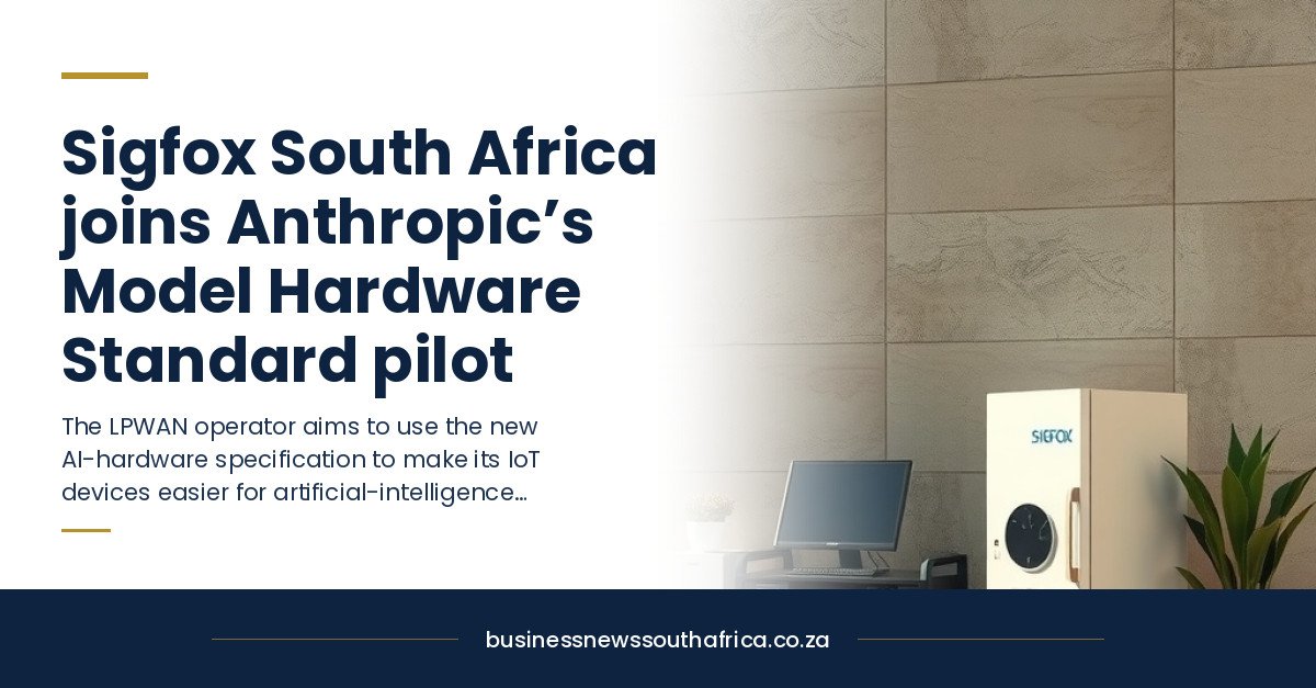 Sigfox South Africa joins Anthropic’s Model Hardware Standard pilot