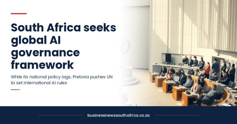 South Africa wants the UN to write the rules for AI. Its own rulebook is still being rewritten