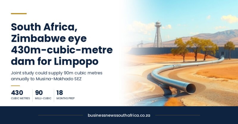 South Africa, Zimbabwe in talks on $500m Thuli Moswa dam for Limpopo water supply