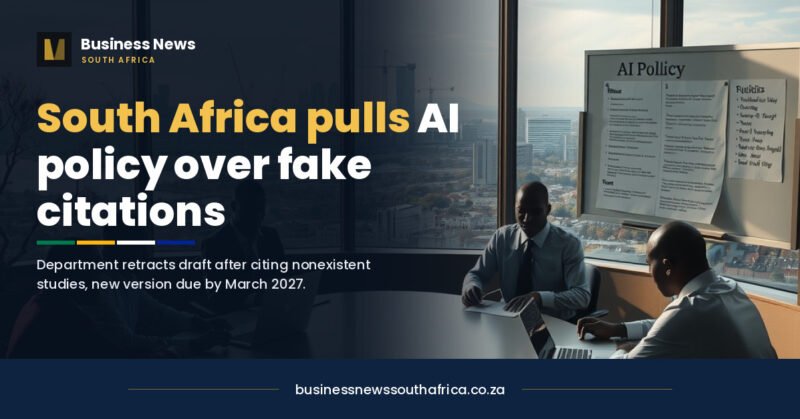 South Africa’s AI policy was pulled after it cited studies that do not exist. The rewrite is now due by March