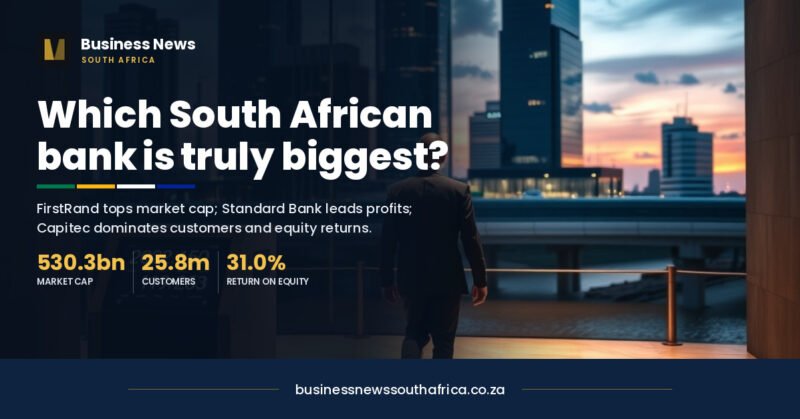 South Africa’s biggest banks, compared on the numbers that actually differ