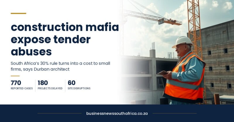 Thobani Ndlovu on the construction mafia, tenders and the 30% rule