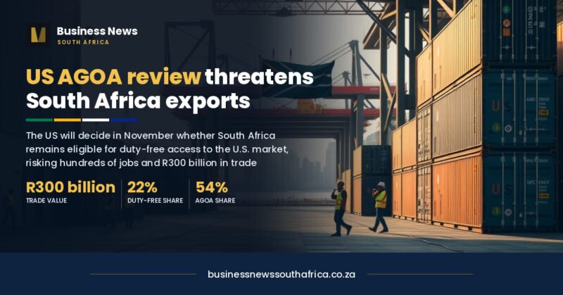 US decision on AGOA eligibility could jeopardise South Africa’s export market