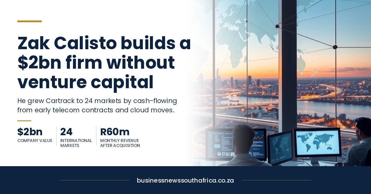 Zak Calisto on how Karooooo built a $2 billion company without venture capital