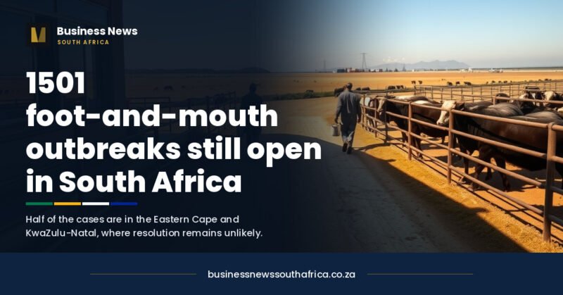 1,501 Foot-and-Mouth Outbreaks Remain Open in South Africa