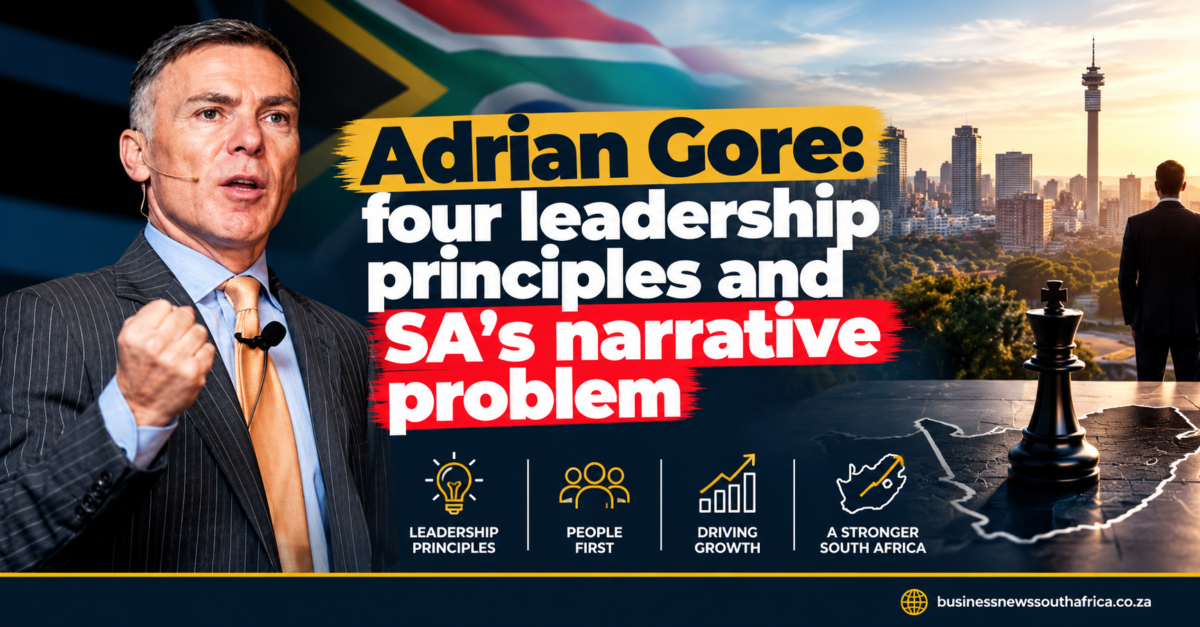 Adrian Gore: four leadership principles and SA’s narrative problem