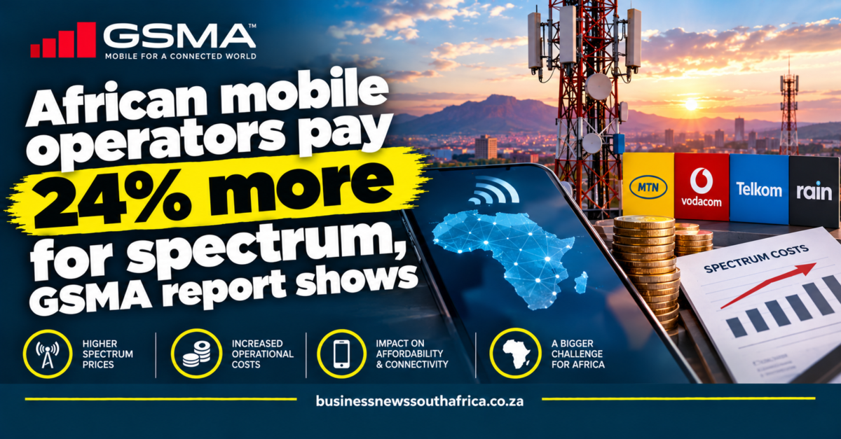 African mobile operators pay 24% more for spectrum, GSMA report shows