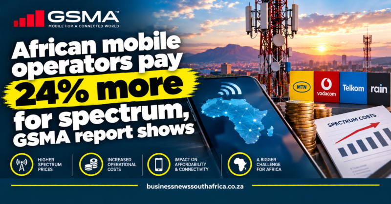 African mobile operators pay 24% more for spectrum, GSMA report shows