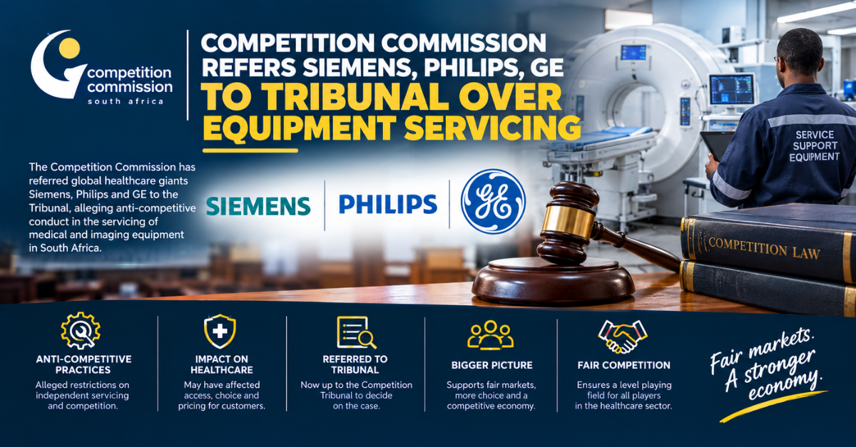 Competition Commission refers Siemens, Philips, GE to tribunal over equipment servicing