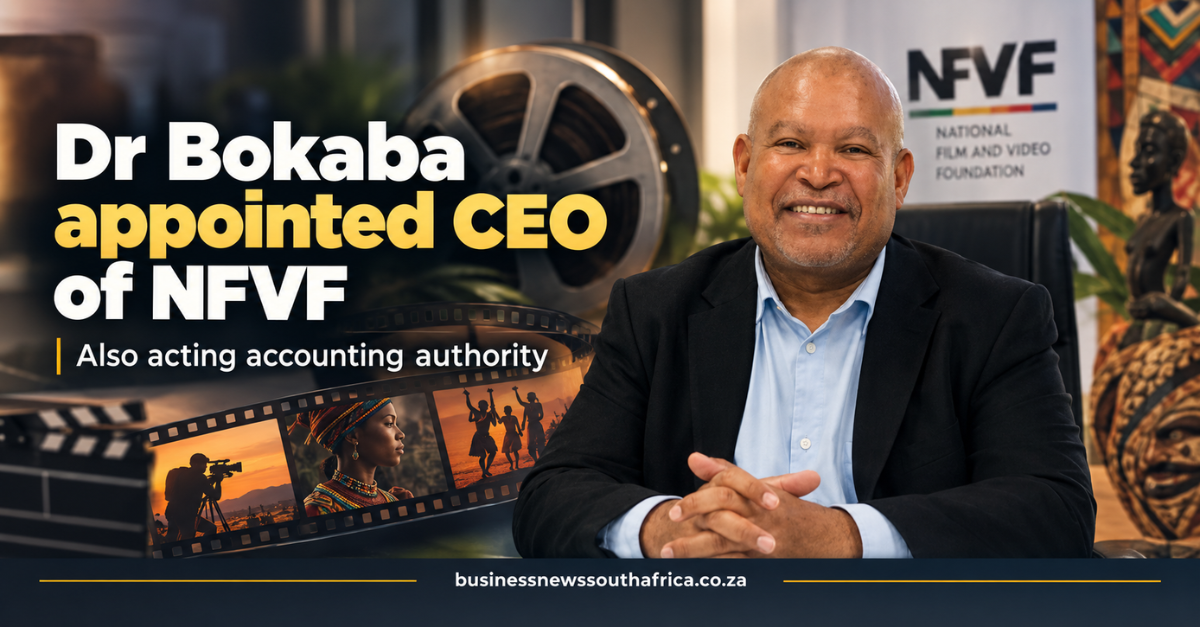 Dr Bokaba appointed CEO of NFVF, also acting accounting authority