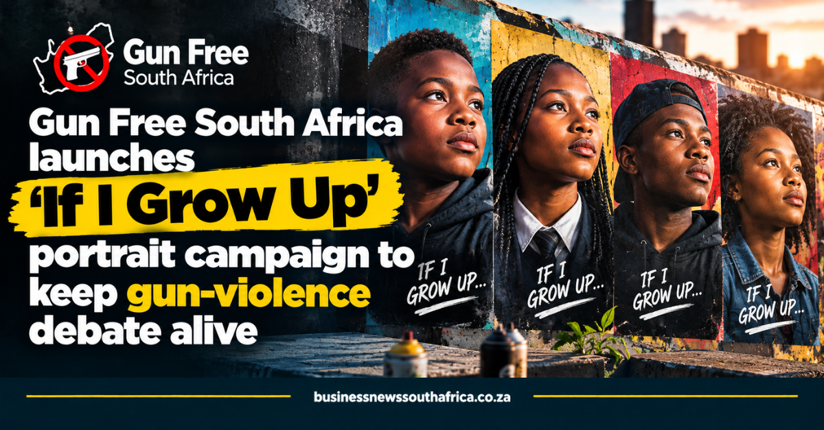 Gun Free South Africa launches ‘If I Grow Up’ portrait campaign to keep gun-violence debate alive