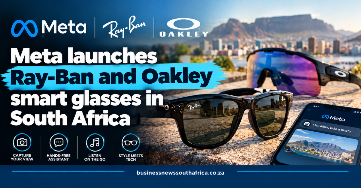 Meta launches Ray-Ban and Oakley smart glasses in South Africa
