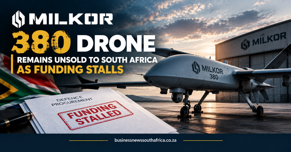 Milkor 380 drone remains unsold to South Africa as funding stalls