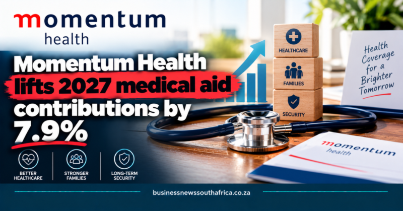 Momentum Health lifts 2027 medical aid contributions by 7.9%