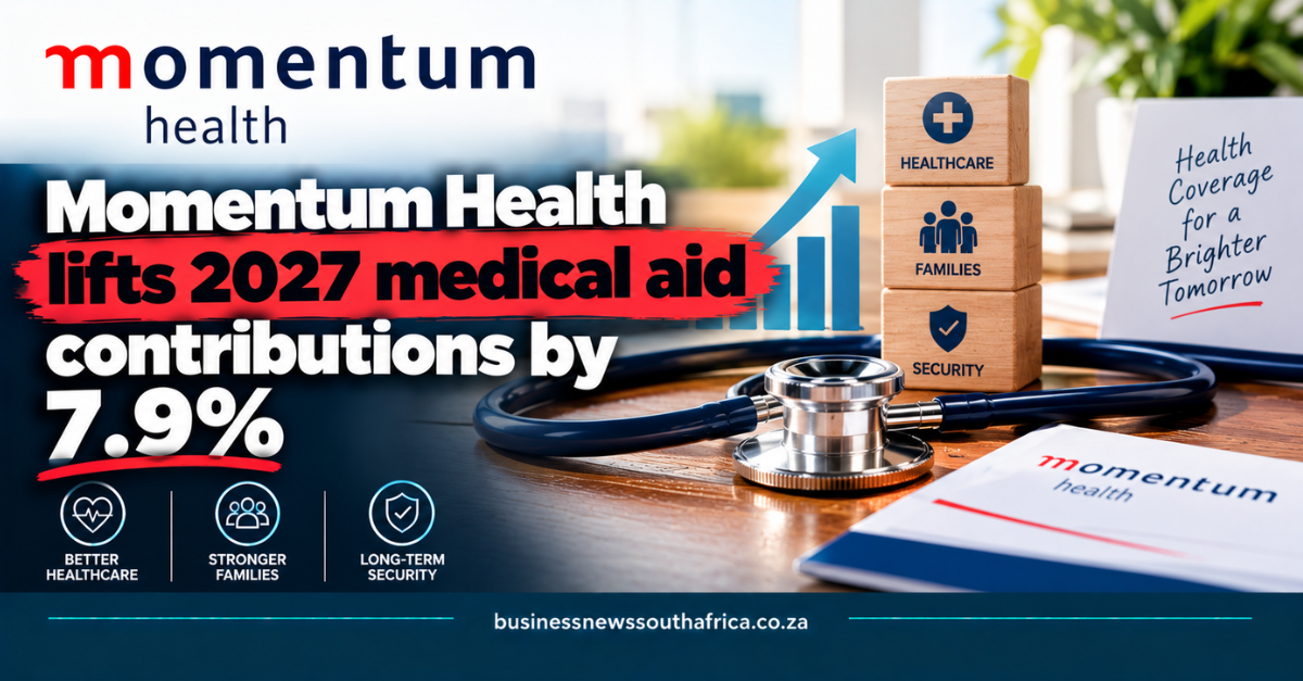 Momentum Health lifts 2027 medical aid contributions by 7.9%
