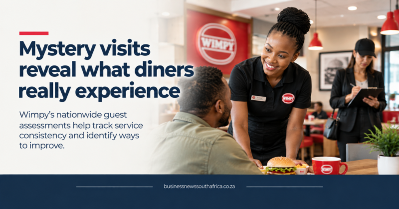 Mystery shopping helps Wimpy and other restaurants boost customer experience