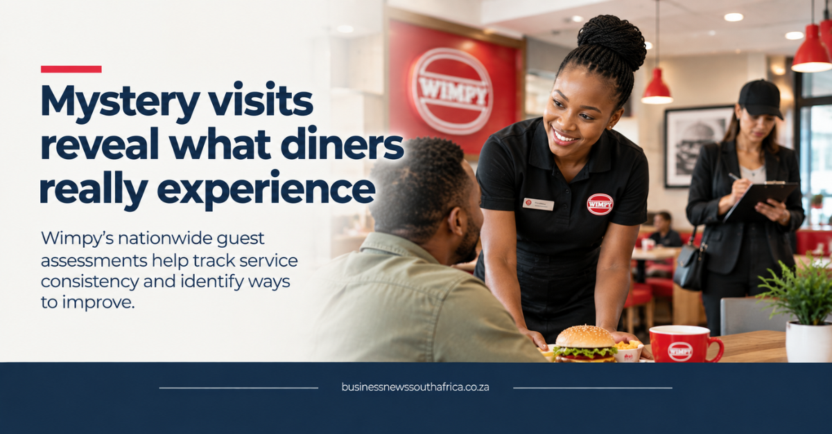 Mystery shopping helps Wimpy and other restaurants boost customer experience