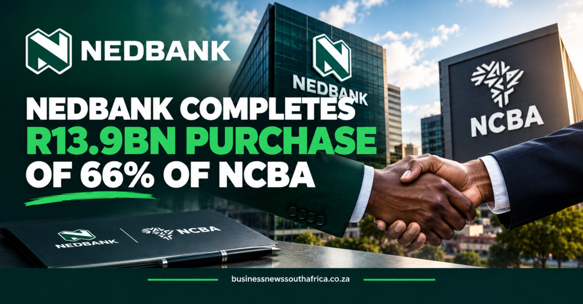 Nedbank completes R13.9bn purchase of 66% of NCBA