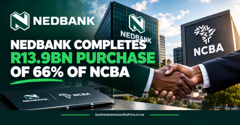 Nedbank completes R13.9bn purchase of 66% of NCBA