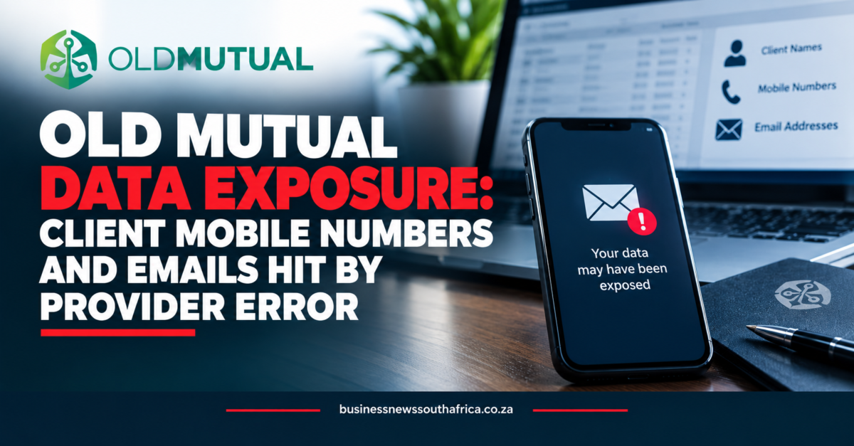 Old Mutual Data Exposure: Client Mobile Numbers and Emails Hit by Provider Error
