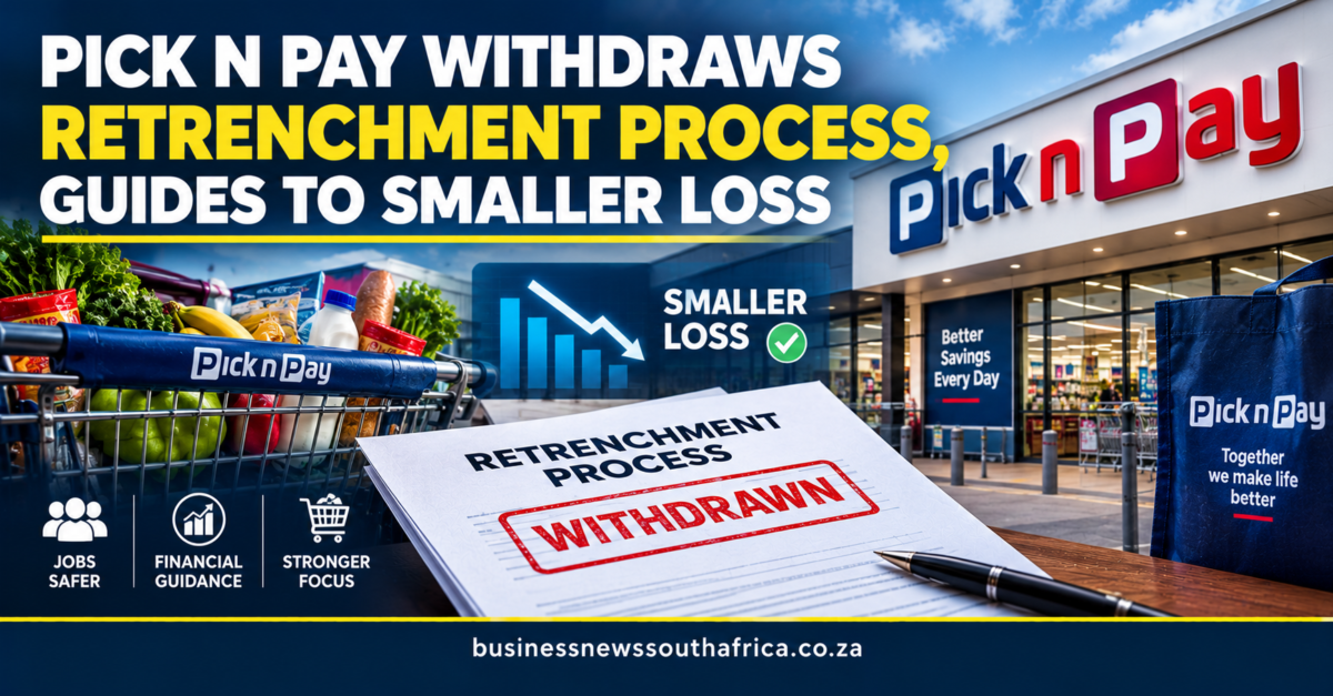 Pick n Pay withdraws retrenchment process, guides to smaller loss