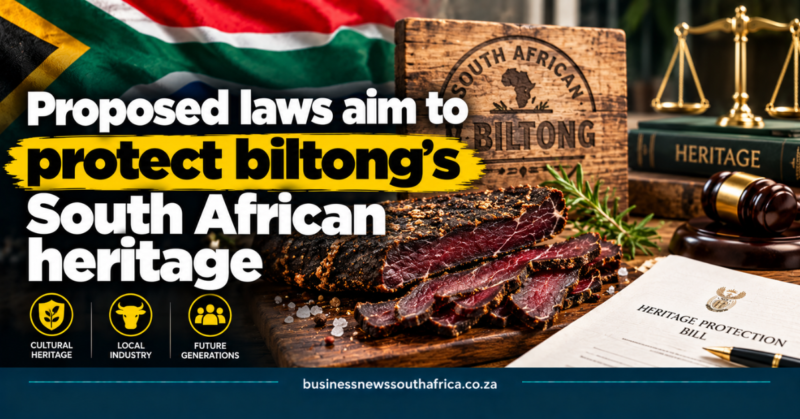 Proposed laws aim to protect biltong’s South African heritage
