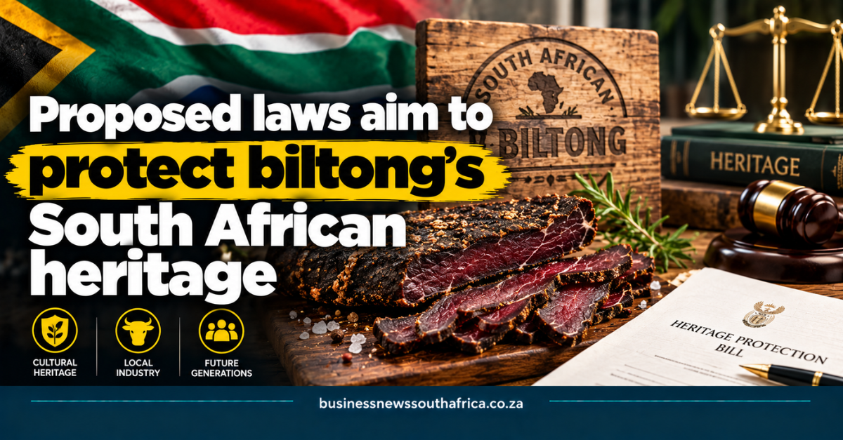 Proposed laws aim to protect biltong’s South African heritage