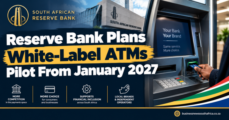 Reserve Bank Plans White-Label ATMs Pilot From January 2027