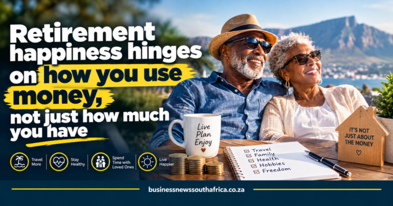 Retirement happiness hinges on how you use money, not just how much you have