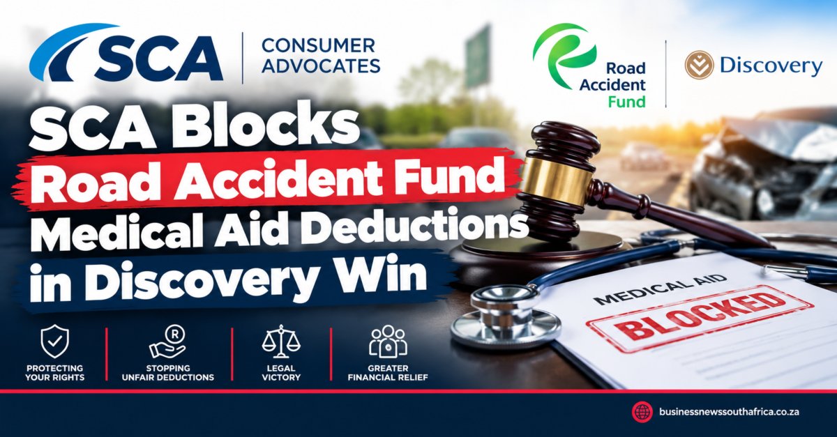 SCA Blocks Road Accident Fund Medical Aid Deductions in Discovery Win