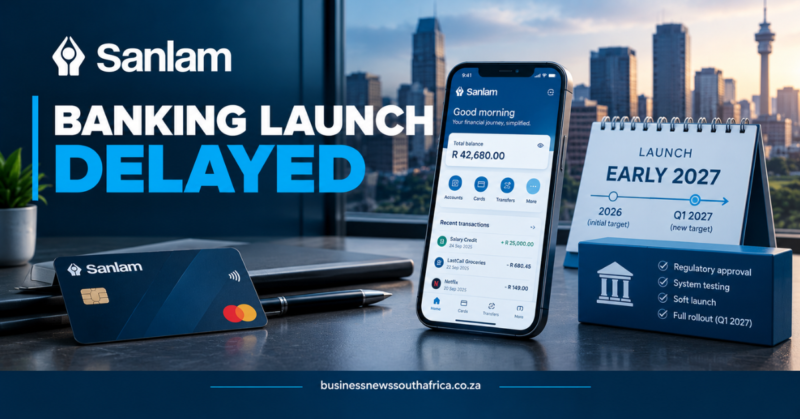Sanlam delays retail banking launch to early 2027