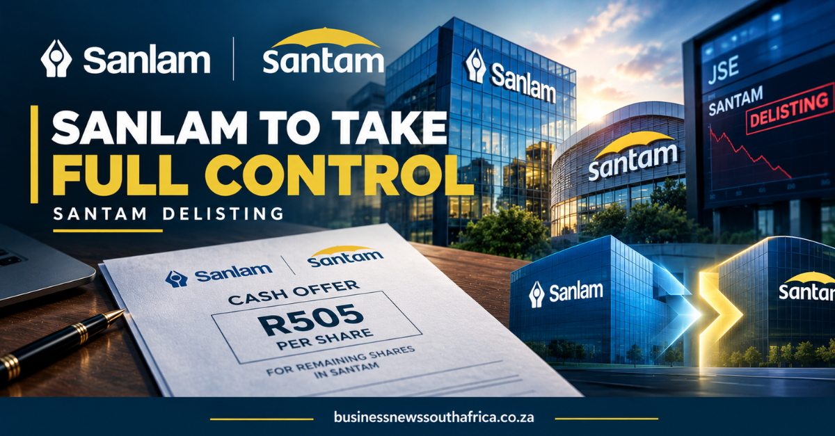 Sanlam offers cash takeover of Santam, aims to delist insurer