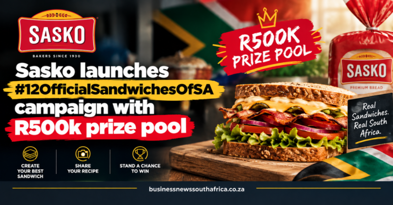 Sasko launches #12OfficialSandwichesOfSA campaign with R500k prize pool