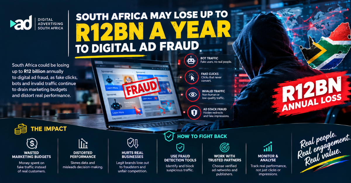 South Africa may lose up to R12bn a year to digital ad fraud