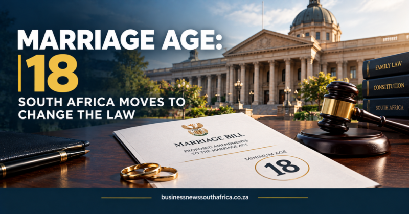 South Africa moves to set marriage age at 18