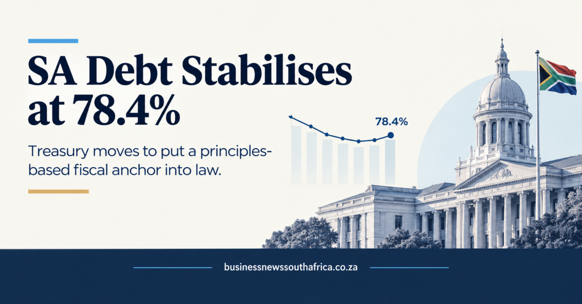 Medium-term budget: debt stabilises at 78.4% as Treasury drafts fiscal anchor law