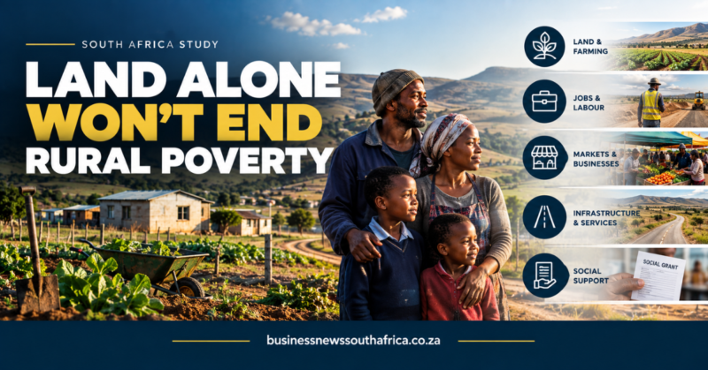 Study finds land alone won’t lift South Africa’s rural households out of poverty