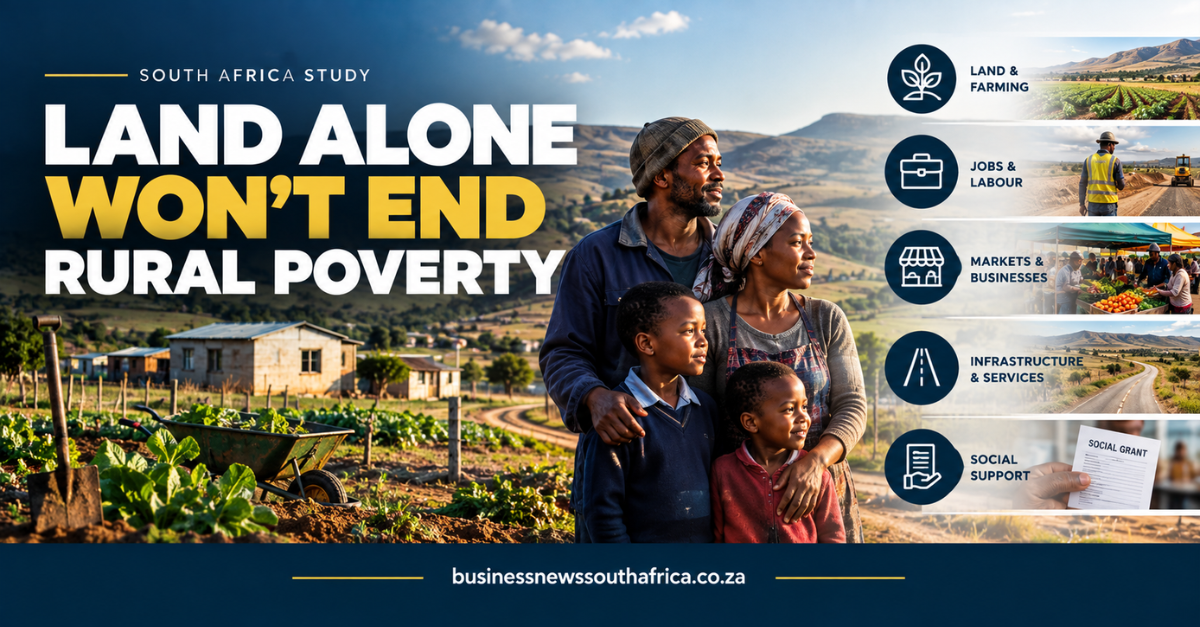 Study finds land alone won’t lift South Africa’s rural households out of poverty