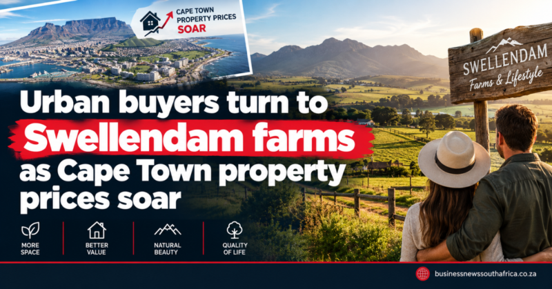 Urban buyers turn to Swellendam farms as Cape Town property prices soar