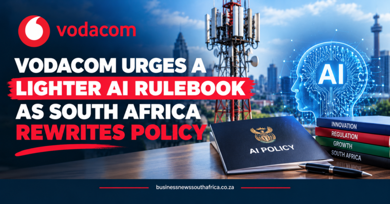 Vodacom urges a lighter AI rulebook as South Africa rewrites policy
