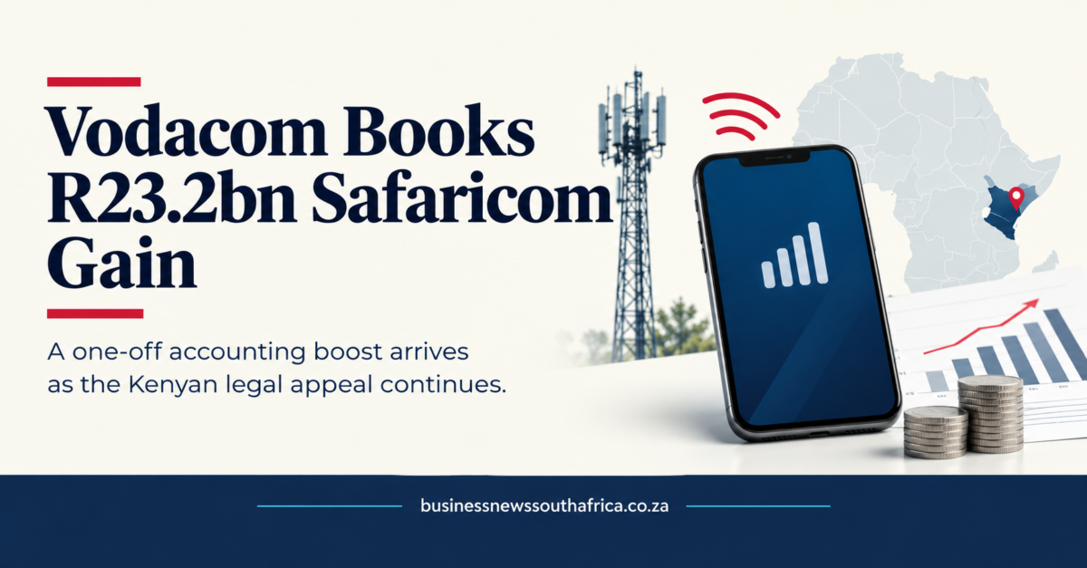 Vodacom books R23.2bn one-off Safaricom gain while Kenyan appeal is pending