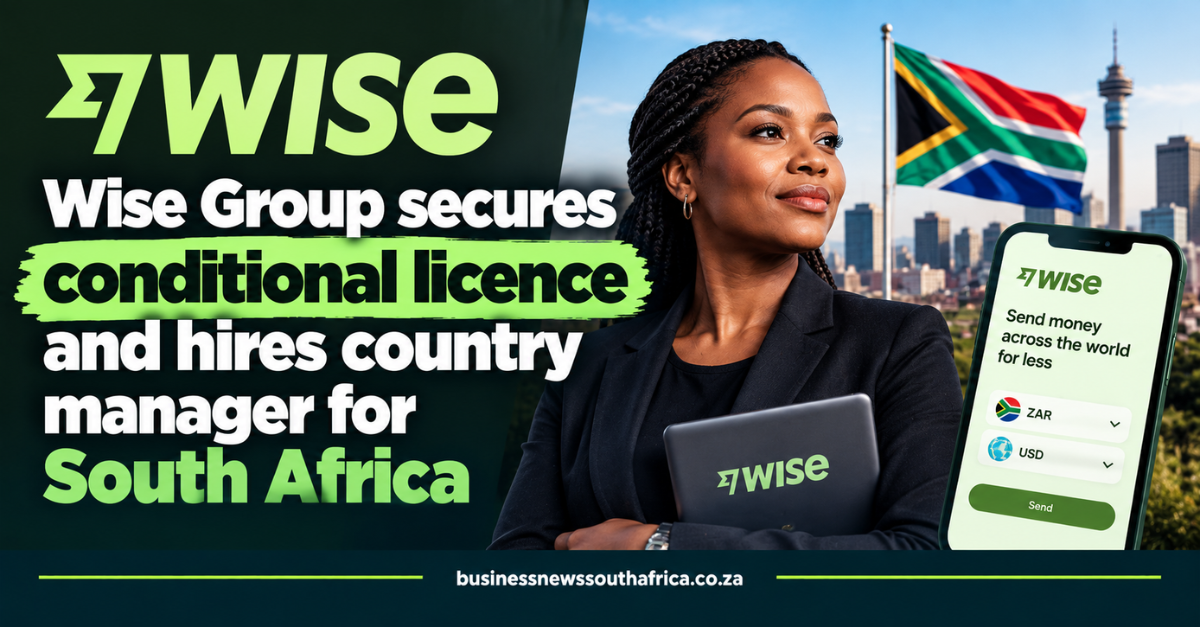 Wise Group secures conditional licence and hires country manager for South Africa