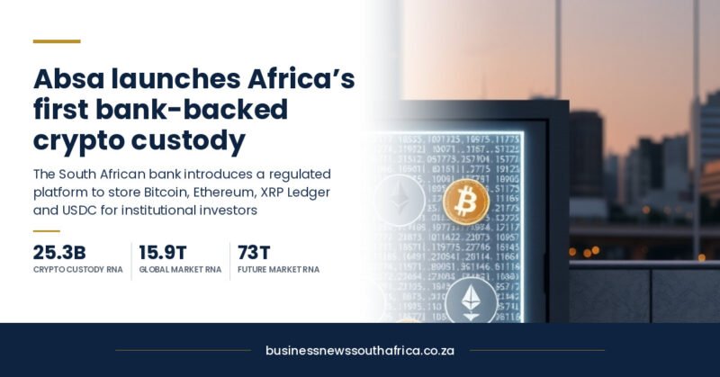 Absa launches Africa’s first bank-offered digital-asset custody service