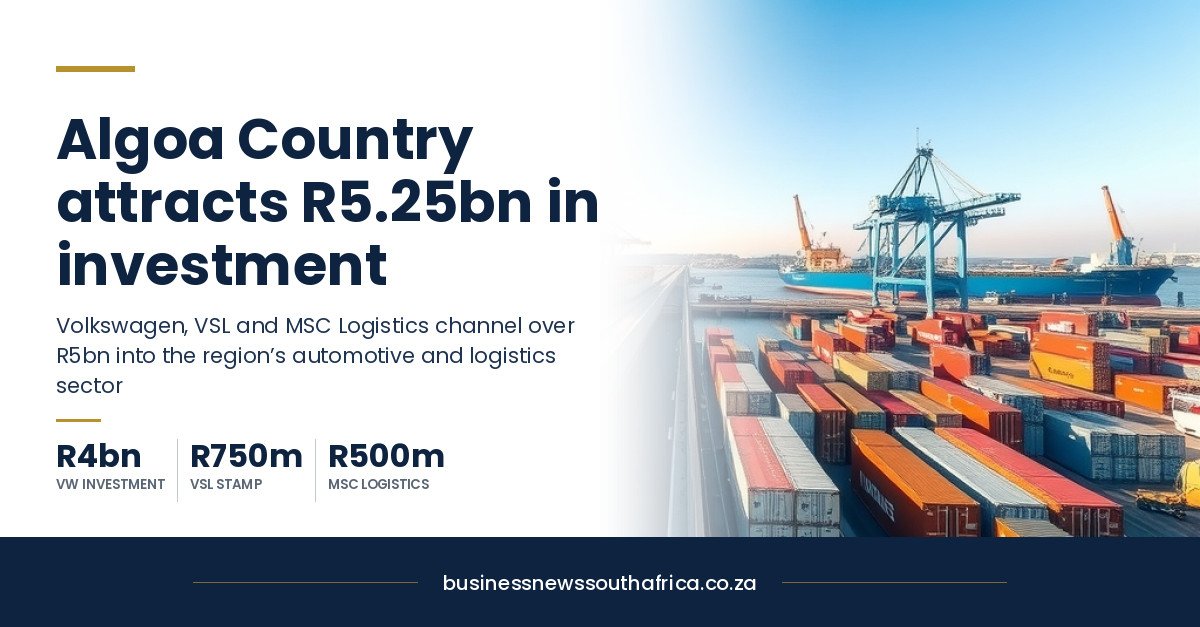 Algoa Country: R5.25bn of car, stamping and port projects, says Algoa FM